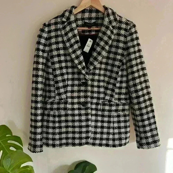 New Talbots Houndstooth Jacket/Blazer - Picture 1 of 6